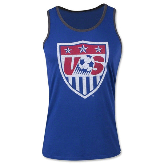 US Soccer Mens Flanker Tank - Booster Blue International Replica Booster Blue Mens Small - Third Coast Soccer