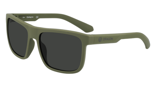 Dragon Davis LL Sunglasses - Matte Olive Sunglasses   - Third Coast Soccer
