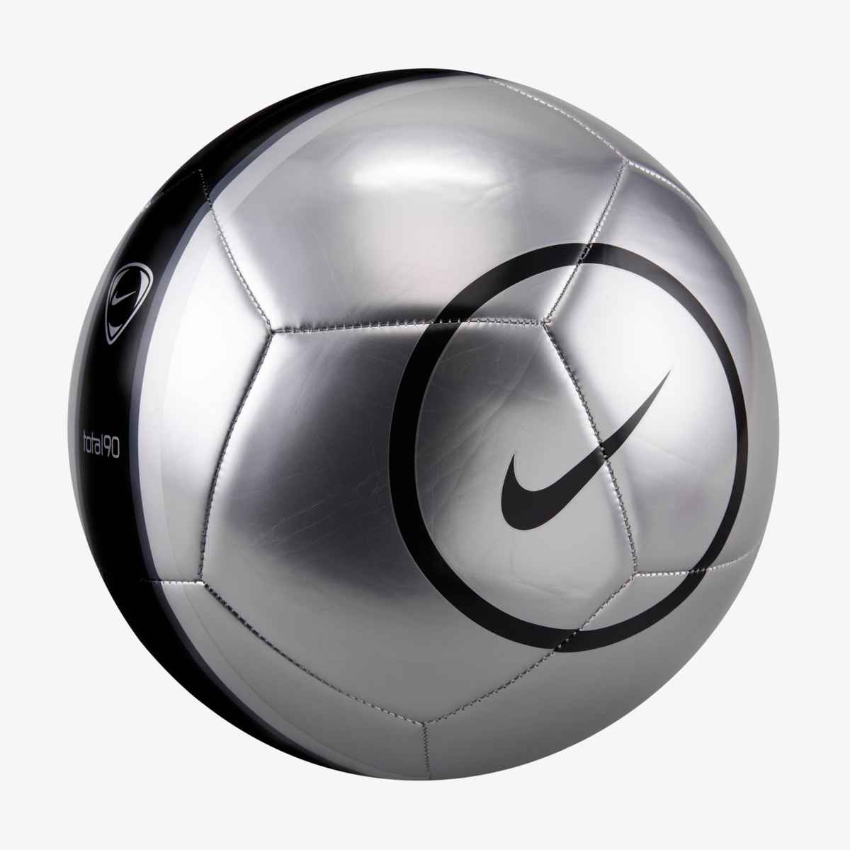 Nike Academy T90 Metallic Ball - Silver/Black Balls Metallic Silver/Black 3 - Third Coast Soccer