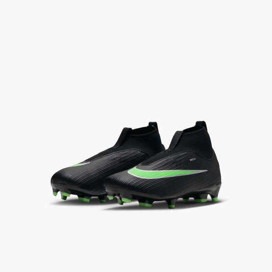 Nike Junior Mercurial Superfly 11 Academy FG/MG - Black/Illusion Green Youth Footwear Black/Illusion Green Youth 10 - Third Coast Soccer