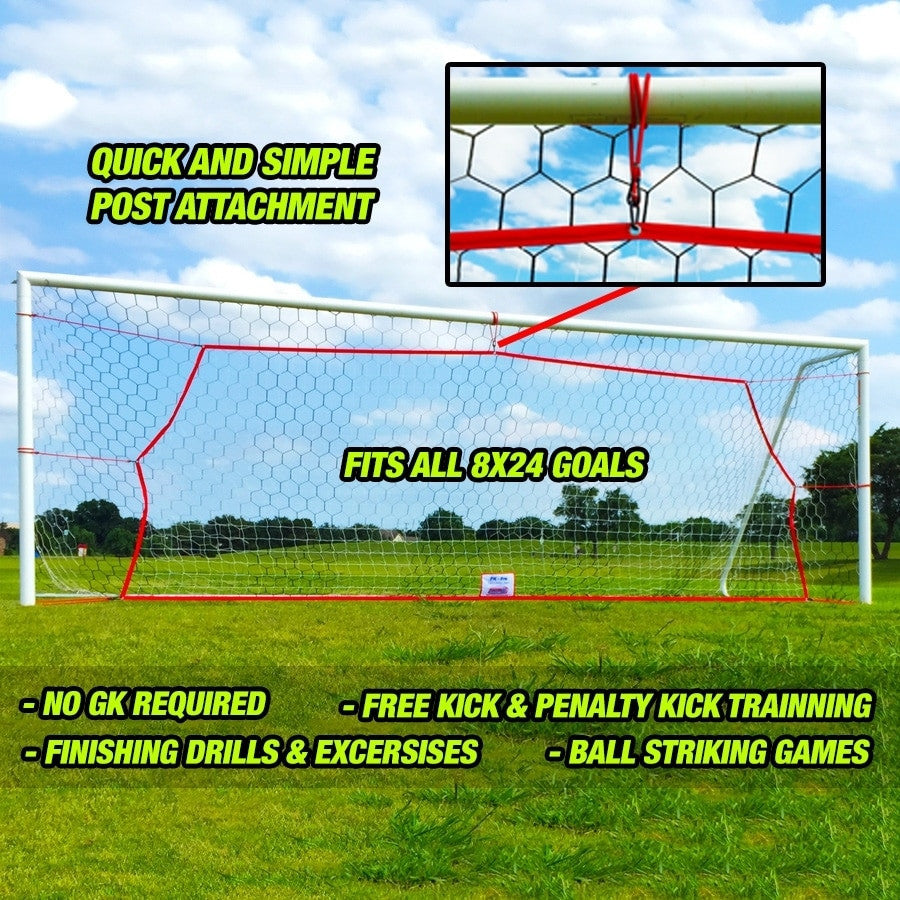 Soccer Innovations PK-Pro Sniper's Net Nets White  - Third Coast Soccer