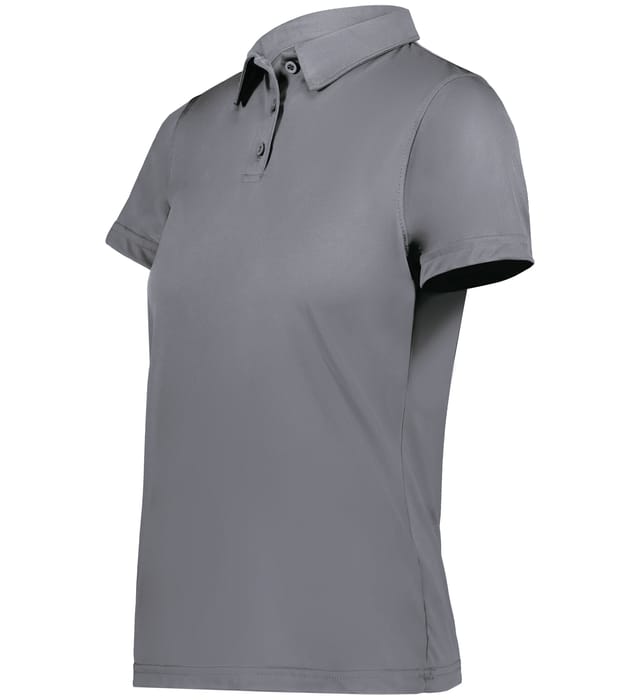 Augusta Women's Vital Polo Polos Graphite Womens XSmall - Third Coast Soccer