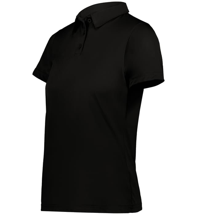Augusta Women's Vital Polo Polos Black Womens XSmall - Third Coast Soccer