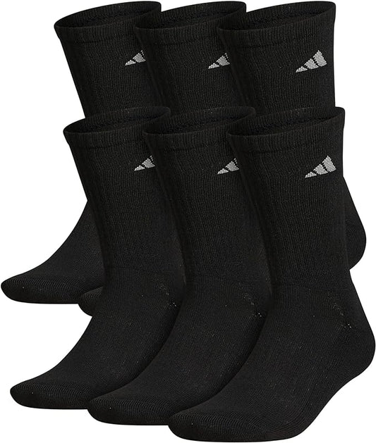 adidas Men's Athletic Cushioned Crew Sock Socks   - Third Coast Soccer
