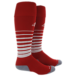 adidas BRSC Team Speed Sock - Red - Small BRSC 2016-2018 Power Red/White Small (5-7, 8-9, Etc.) - Third Coast Soccer