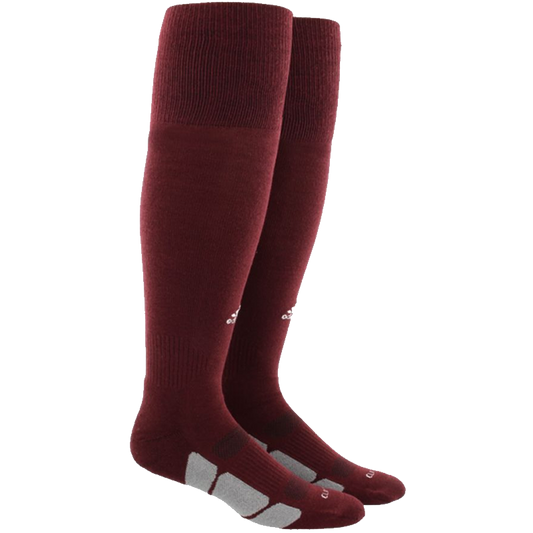 adidas Utility OTC Sock - Maroon Socks   - Third Coast Soccer