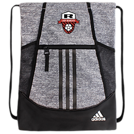 adidas Ruston Alliance II Sackpack - Grey Ruston HS Onix Jersey/Black  - Third Coast Soccer