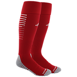 adidas Team Speed Ii Sock - Power Red/White Socks Power Red/White Small (1Y-4Y) - Third Coast Soccer