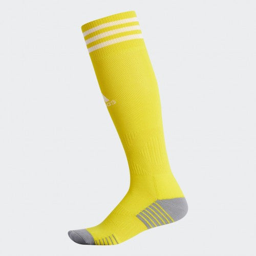 adidas Copa Zone Cushion IV Sock - Yellow/White Socks Yellow/White Small (1Y-4Y) - Third Coast Soccer