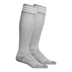 adidas AFSC Copa Zone IV Sock - Light Grey/White Ascension Flight Soccer Club Small (1Y-4Y) Light Grey/White - Third Coast Soccer