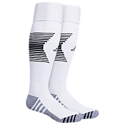 adidas Team Speed 3 Sock - White/Black Socks White/Black Small (1Y-4Y) - Third Coast Soccer
