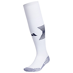 adidas HFC Team Speed 4 Sock - White/Navy Hattiesburg FC 2023-2025 White/Team Navy Blue Small - Third Coast Soccer