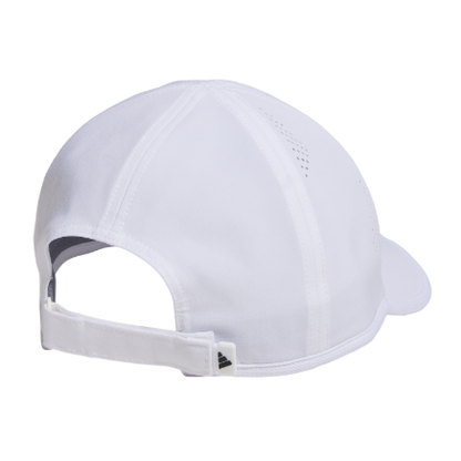 adidas Men's Superlite 3 Hat - White/Black Hats - Third Coast Soccer
