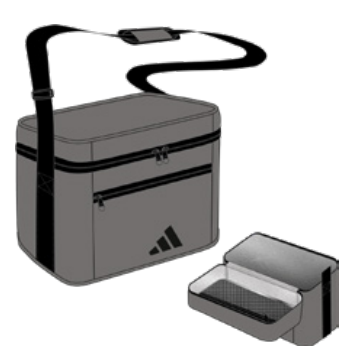 adidas 24 Can Cooler Bag - Grey Coaching Accessories - Third Coast Soccer
