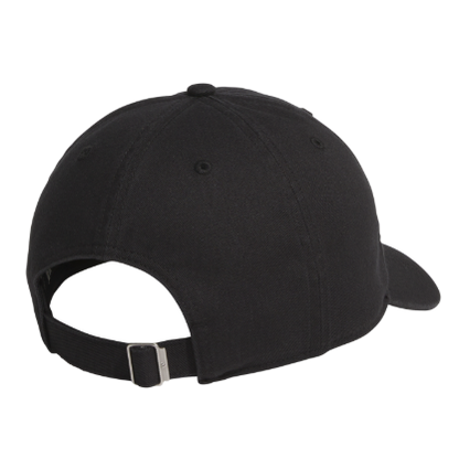 adidas Fundamental Washed Relaxed Cap - Black/White Hats - Third Coast Soccer