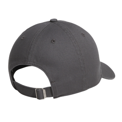 adidas Fundamental Washed Relaxed Cap - Dark Grey/Black Hats - Third Coast Soccer