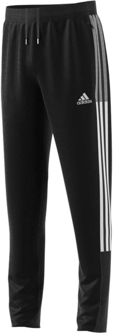 adidas Youth Tiro 21 Track Pant - Black/White apparel closeout - Third Coast Soccer