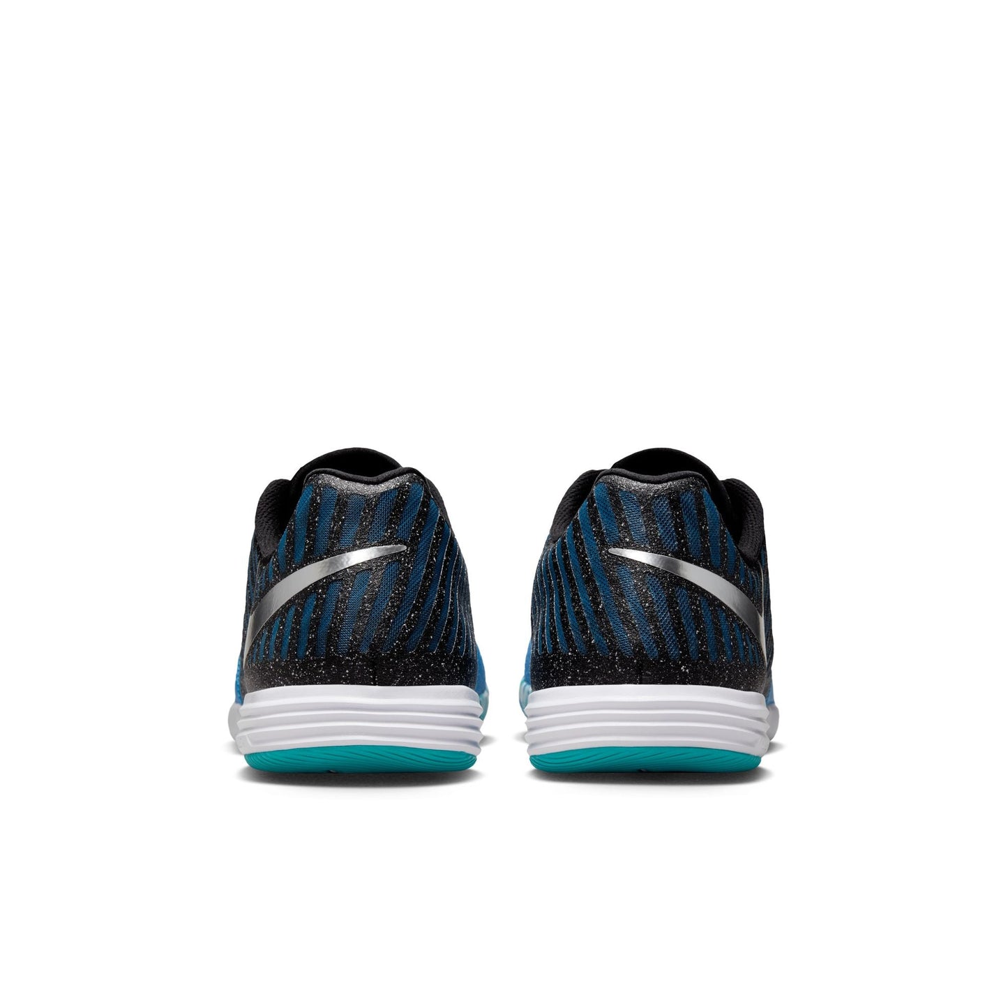 Nike Lunargato II IC - Silver/Black/Blue Men's Footwear - Third Coast Soccer