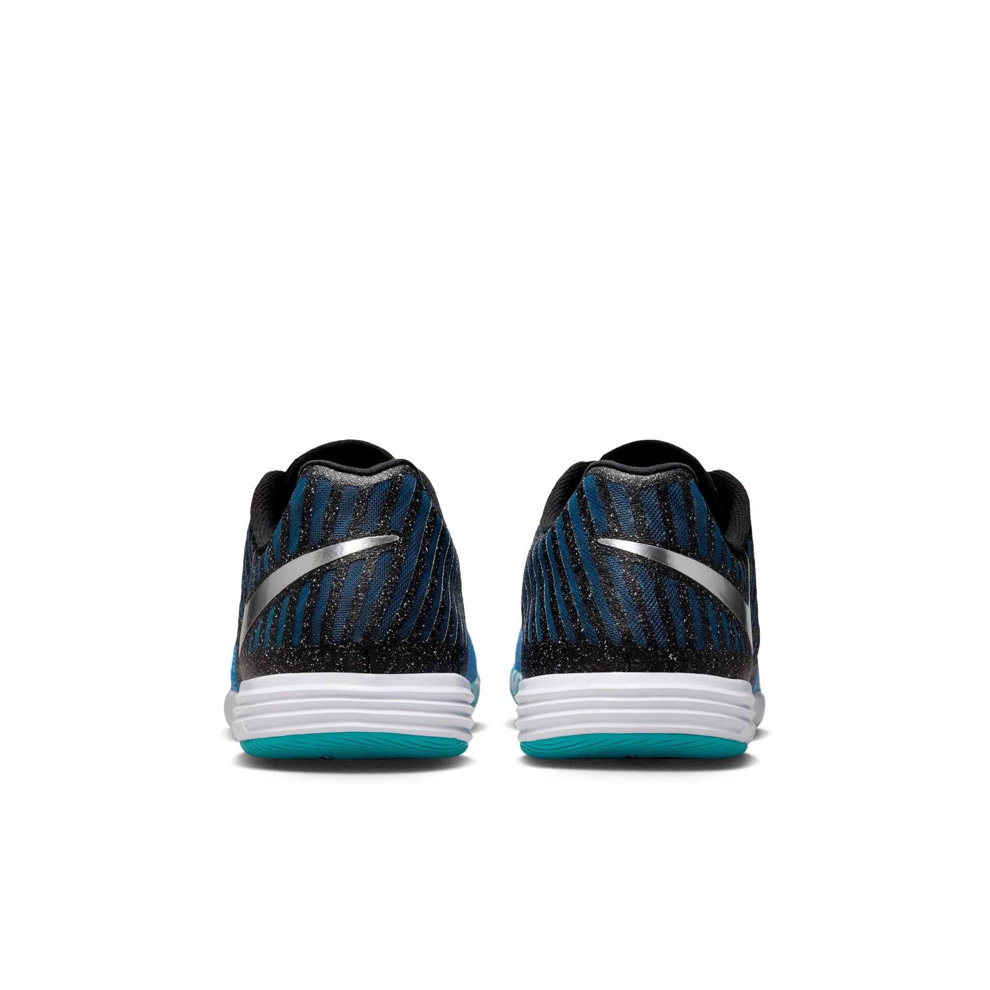 Nike Lunargato II IC - Silver/Black/Blue Men's Footwear - Third Coast Soccer