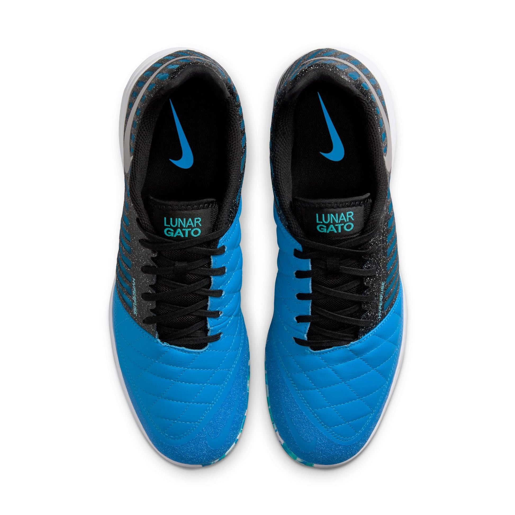 Nike Lunargato II IC - Silver/Black/Blue Men's Footwear - Third Coast Soccer