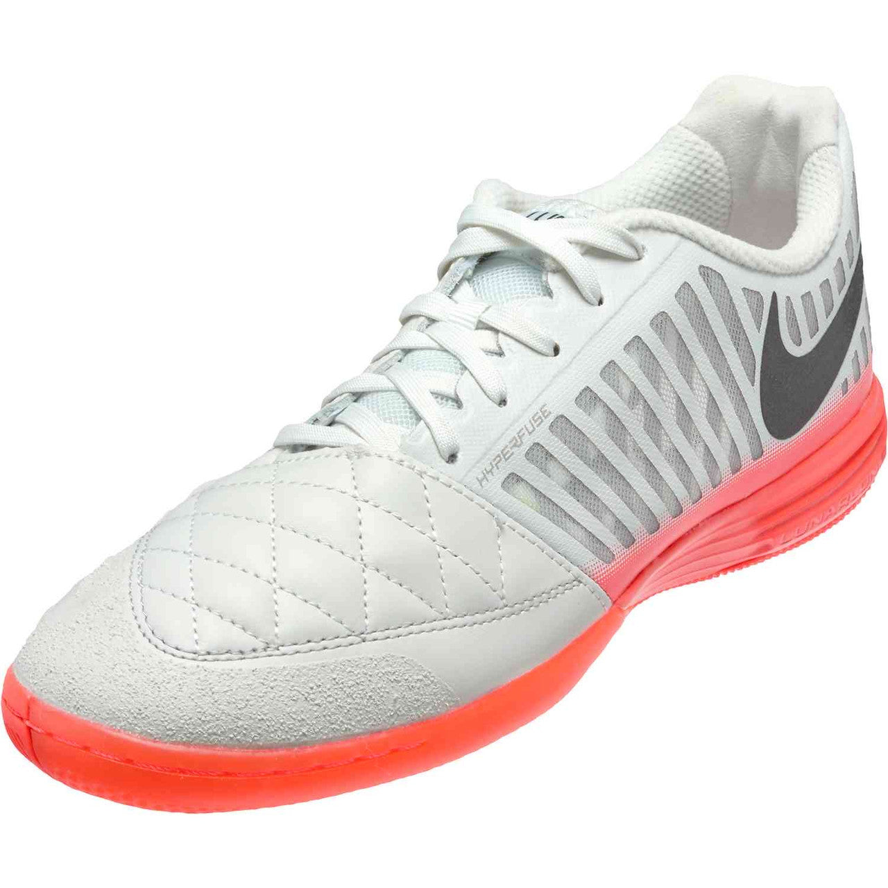 Nike Lunar Gato II IC - Mens Indoor Mens 6.5 Platinum Tint/Black/Crimson - Third Coast Soccer