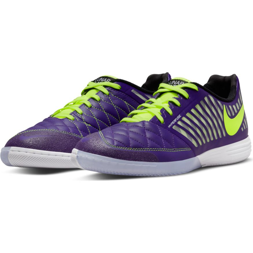Nike Lunar Gato II IC - Electro Purple/Volt Mens Indoor Mens 7.5 Electro Purple/Volt/Black/Whit - Third Coast Soccer