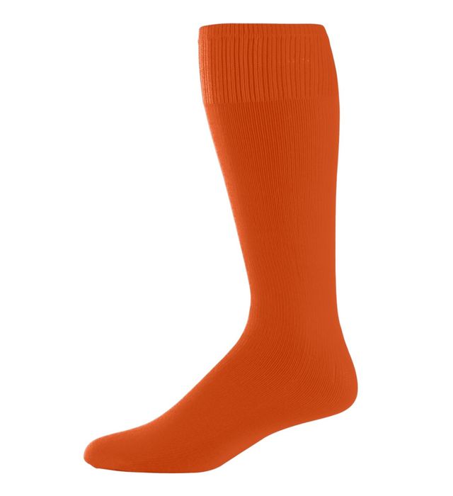 Augusta Intermediate Game Sock Socks Orange Small - Third Coast Soccer