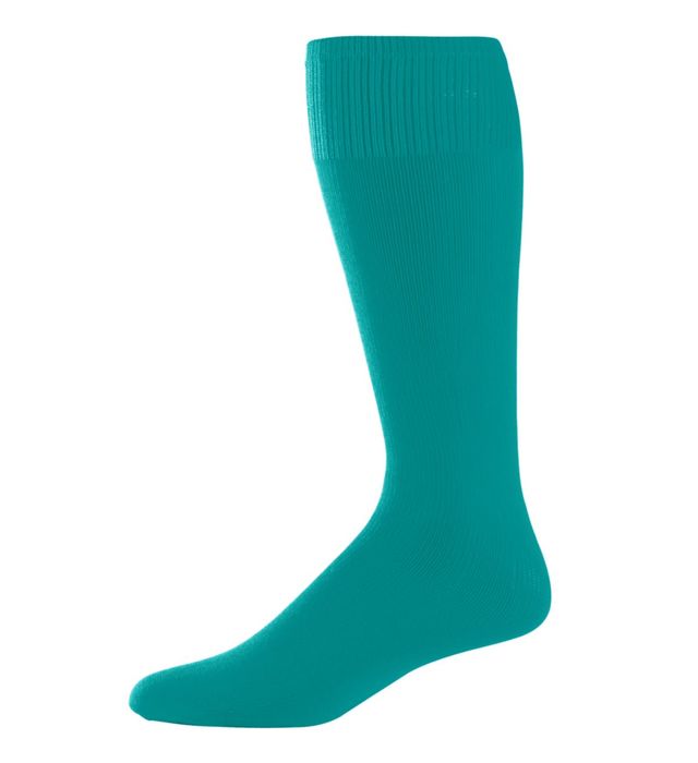 Augusta Intermediate Game Sock Socks Teal Small - Third Coast Soccer