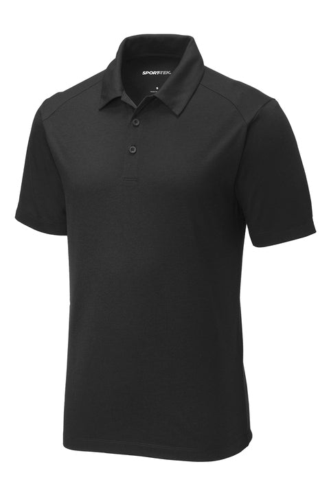 Sport-Tek ® PosiCharge ® Tri-Blend Wicking Polo Polos Black Mens XSmall - Third Coast Soccer