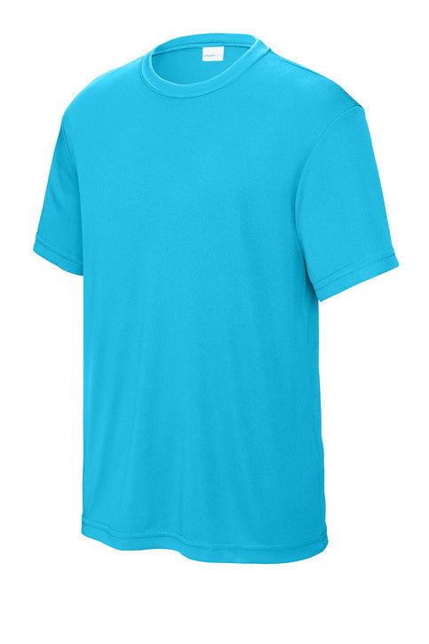 Sport-Tek® Youth PosiCharge® Competitor™ Tee Training Jersey Atomic Blue Youth XSmall - Third Coast Soccer