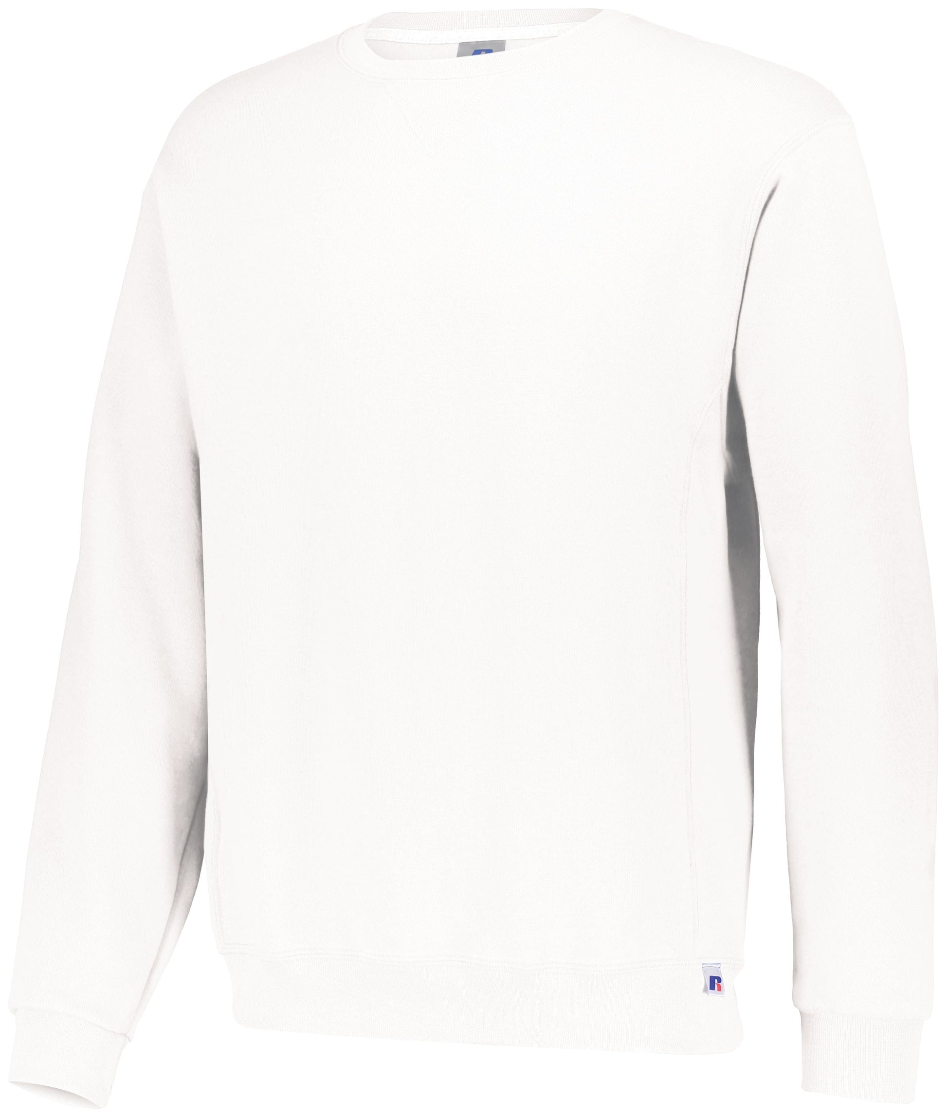 Russell Dri-Power® Fleece Crew Sweatshirt Training Wear White Mens Small - Third Coast Soccer