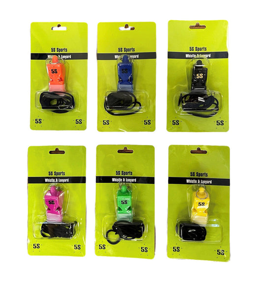 5S Basic Whistle and Lanyard Coaching Accessories   - Third Coast Soccer