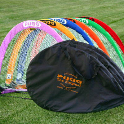 PUGG 6 Pack of 4' Pop-up Goals - Assorted Colors Goals Set  - Third Coast Soccer