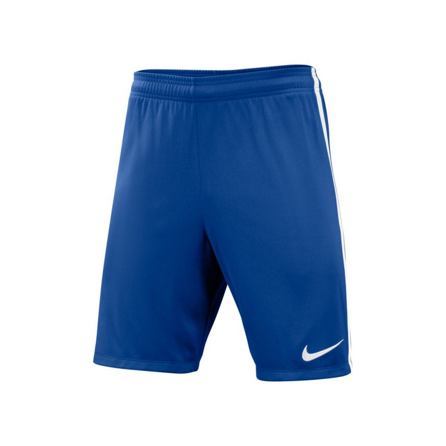 Nike CSC Youth League Knit Short Cajun Soccer Club Royal/White Youth Extra Small - Third Coast Soccer