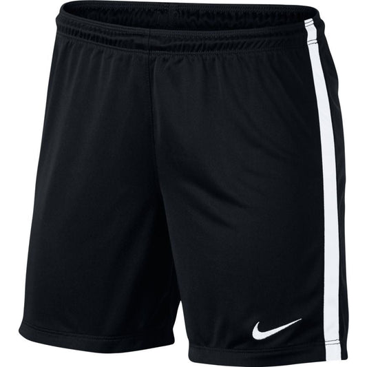 Nike Women's League Knit Short Shorts Black/White Womens X-Small - Third Coast Soccer