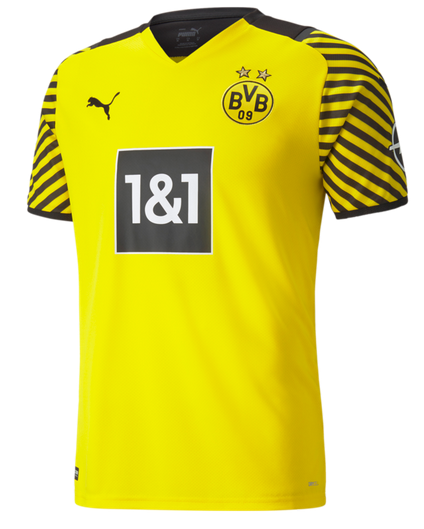 Puma Borussia Dortmund Home Jersey 21/22 Club Replica Closeout Mens Small Yellow/Black - Third Coast Soccer