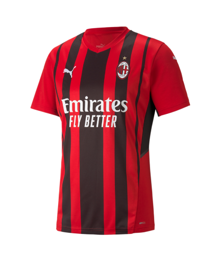 Puma AC Milan Home Jersey 21/22 Club Replica Mens Small Tango Red/Puma Black - Third Coast Soccer