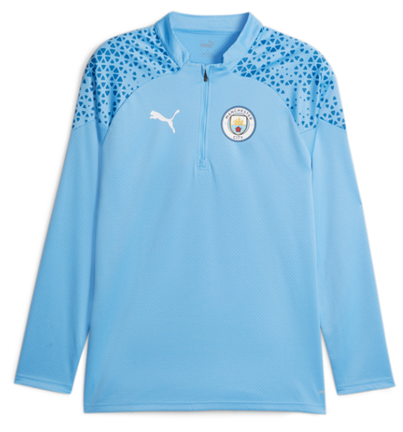 Puma Manchester City FC Training 1/4 Zip Top 23/24 Club Replica Closeout   - Third Coast Soccer