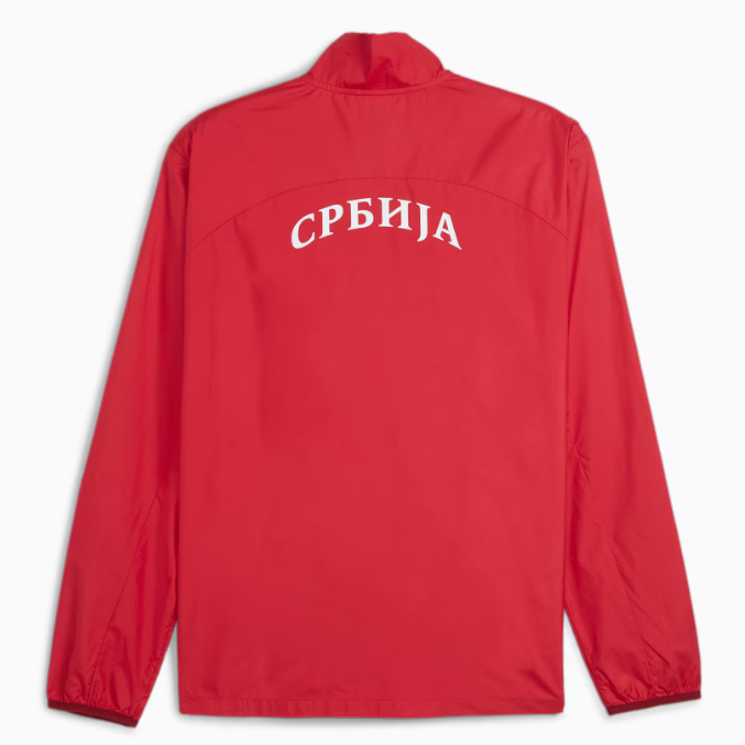 Puma Serbia Pre-Match Woven Jacket International Replica   - Third Coast Soccer