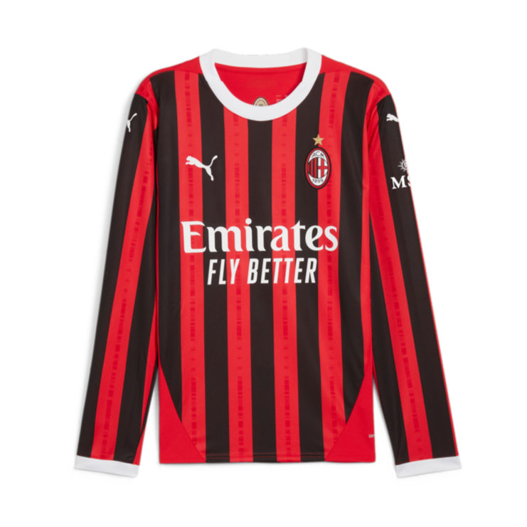 Puma AC Milan LS Home Jersey 24/25 Club Replica   - Third Coast Soccer