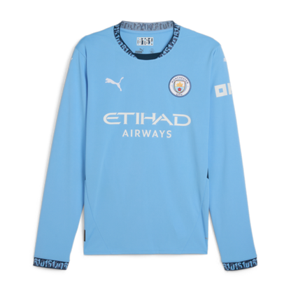 Puma Manchester City FC LS Home Jersey 24/25 Club Replica Closeout - Third Coast Soccer