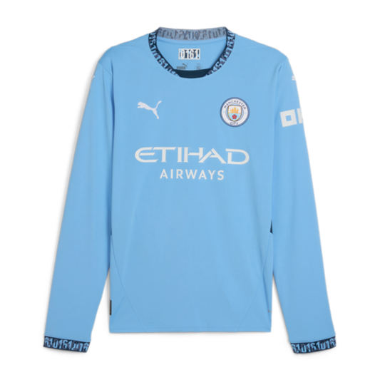 Puma Manchester City FC LS Home Jersey 24/25 Club Replica Closeout - Third Coast Soccer
