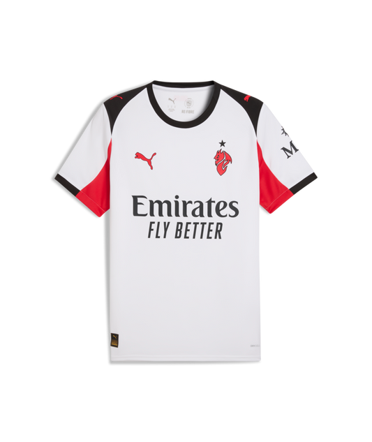 PUMA AC Milan Away Jersey 25/26 Club Replica White Mens Small - Third Coast Soccer