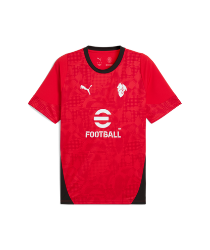 PUMA AC Milan Training Jersey 25/26 - Red Club Replica Red/Black Mens Small - Third Coast Soccer