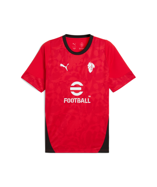 PUMA AC Milan Training Jersey 25/26 - Red Club Replica Red/Black Mens Small - Third Coast Soccer