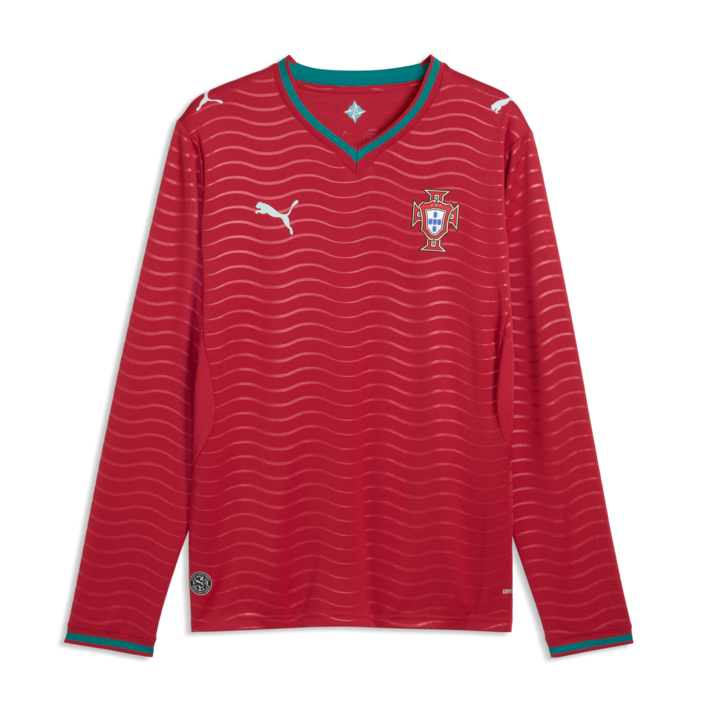 Puma Men's FPF Portugal Home LS Jersey 2026 International Replica - Third Coast Soccer