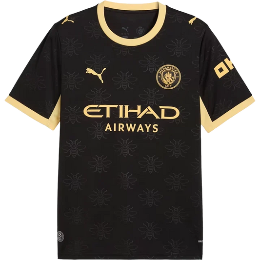 PUMA Manchester City FC Away Jersey 26/27 Club Replica Puma Black Mens Small - Third Coast Soccer