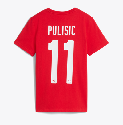 PUMA Youth AC Milan Pulisic Cotton Tee Club Replica - Third Coast Soccer