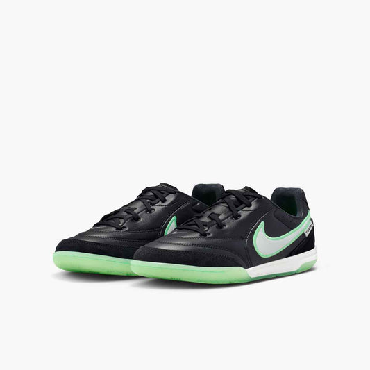 Nike Junior Tiempo Streetgato IC - Black/Illusion Green Youth Footwear Black/Illusion Green Youth 1 - Third Coast Soccer