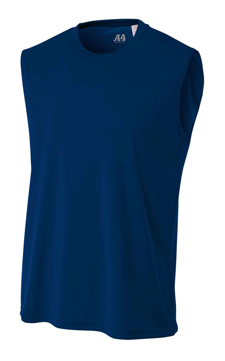 A4 Cooling Performance Muscle Training Wear Navy Mens Small - Third Coast Soccer